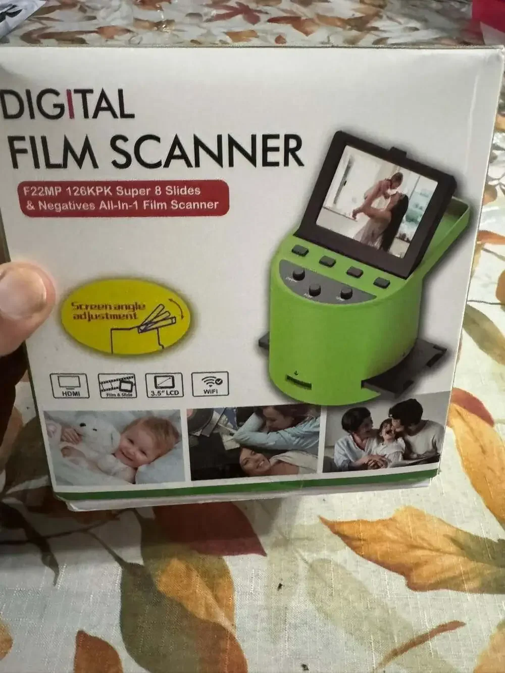 Digital Film Scanner F22MP 126KPK Super 8 Slides & Negatives